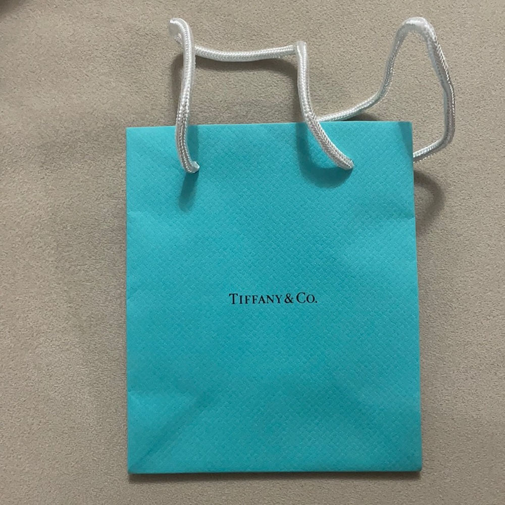 Tiffany gift bag with tissue paper